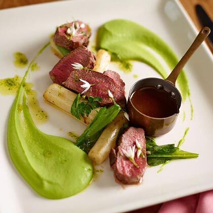 Welsh border Mutton, Salify, Wild Garlic, and Asparagus